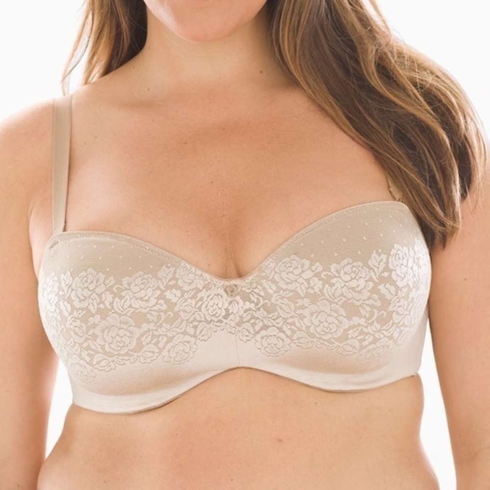 New ▶️ Soma ◀️ Stunning Support Strapless Soft Tan Bra 34G